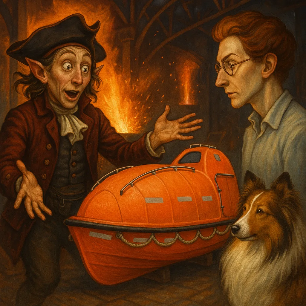 Whimsical Historical Revolutionary-inspired Trickster Character