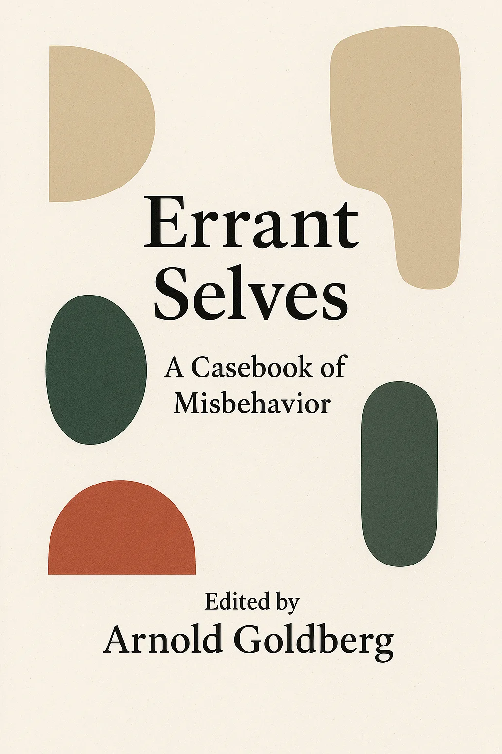 Book Cover Titled "Errant Selves