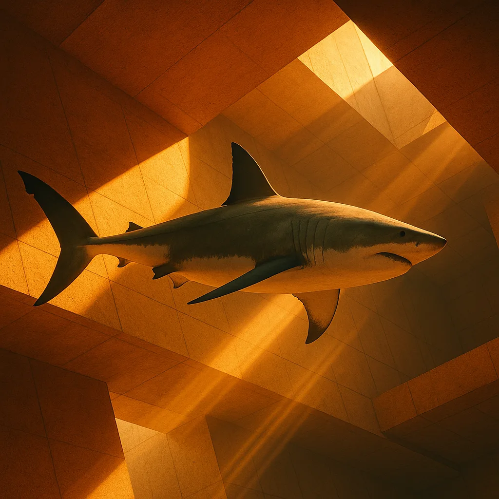 Single Great White Shark