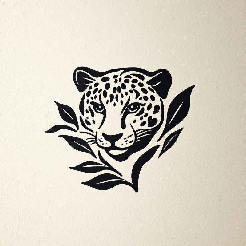 Vintage Onça Logo for Cachaça Style