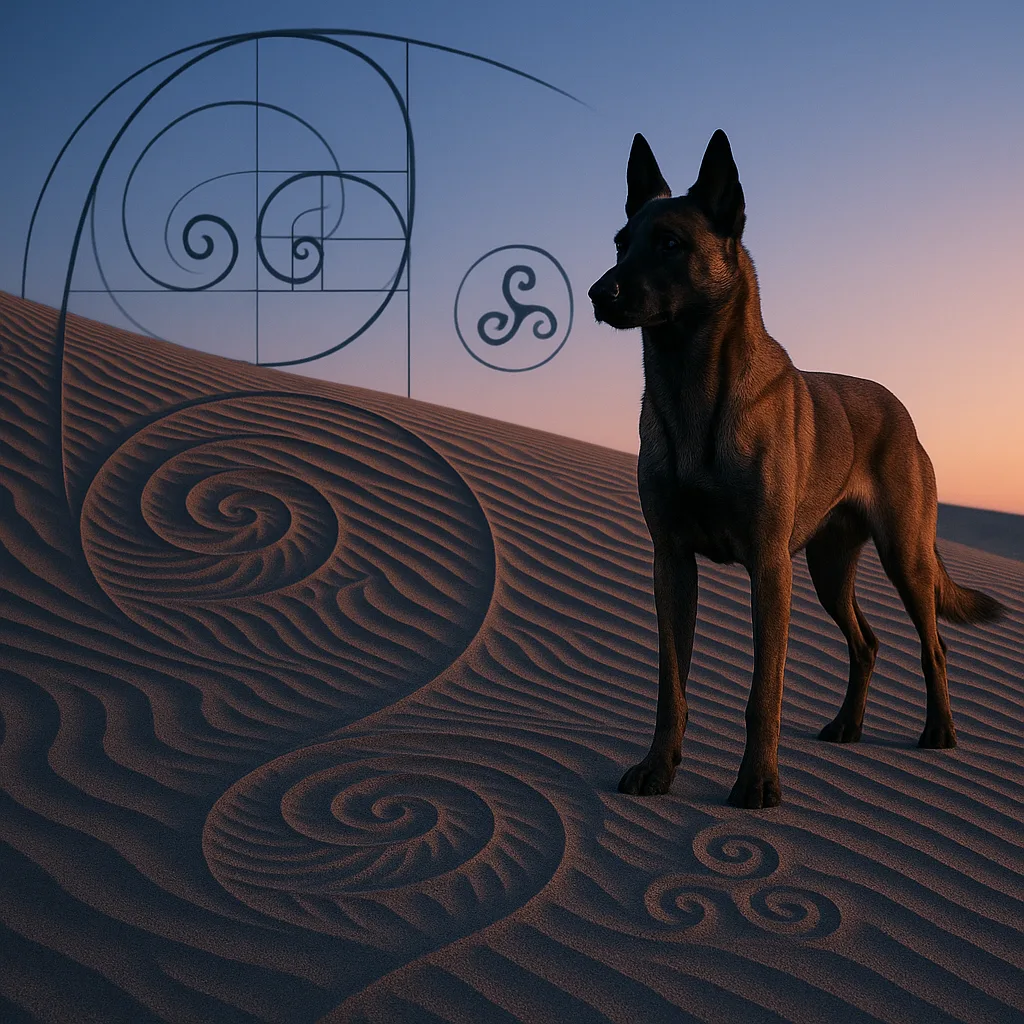 Vast Sand Dunes Rippled by Wind at Sunset