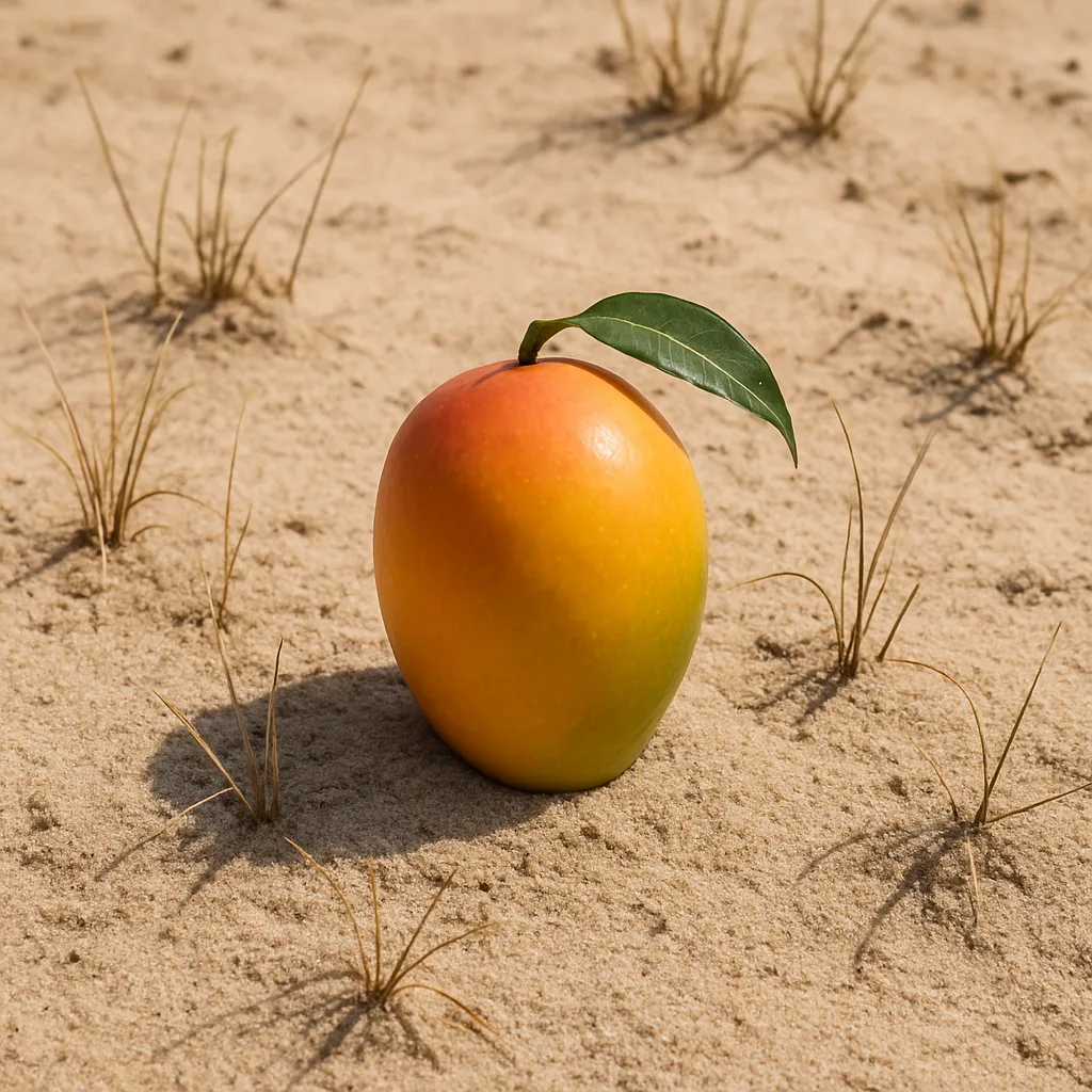 Lone Mango Rises Unexpectedly