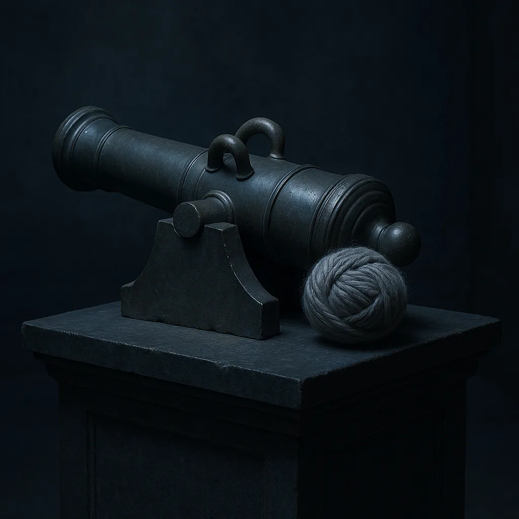 Cannon and Wool Rest in Formal Symmetry on a Mysterious