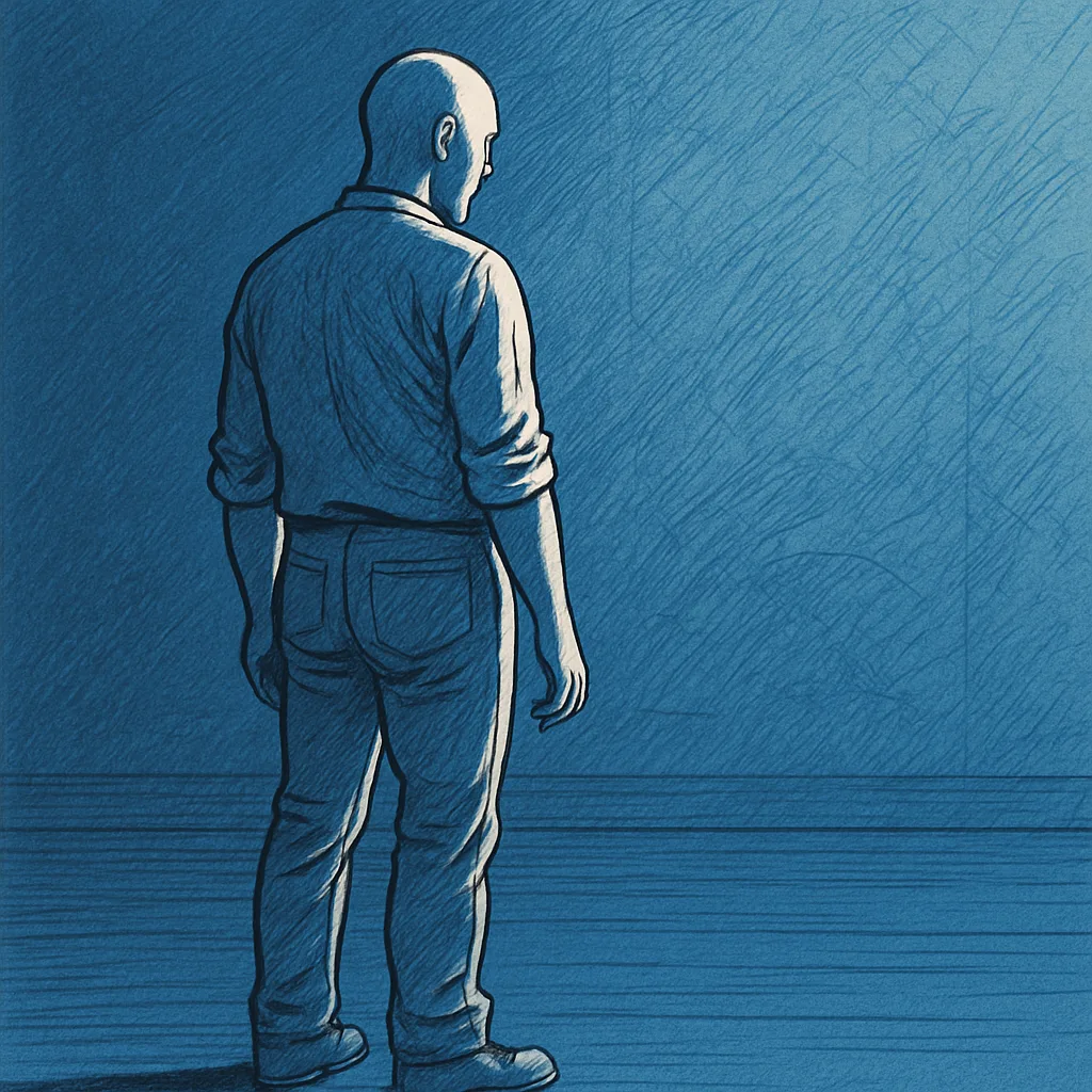 Bald Individual—perhaps an Outcast Skilled Tradesperson