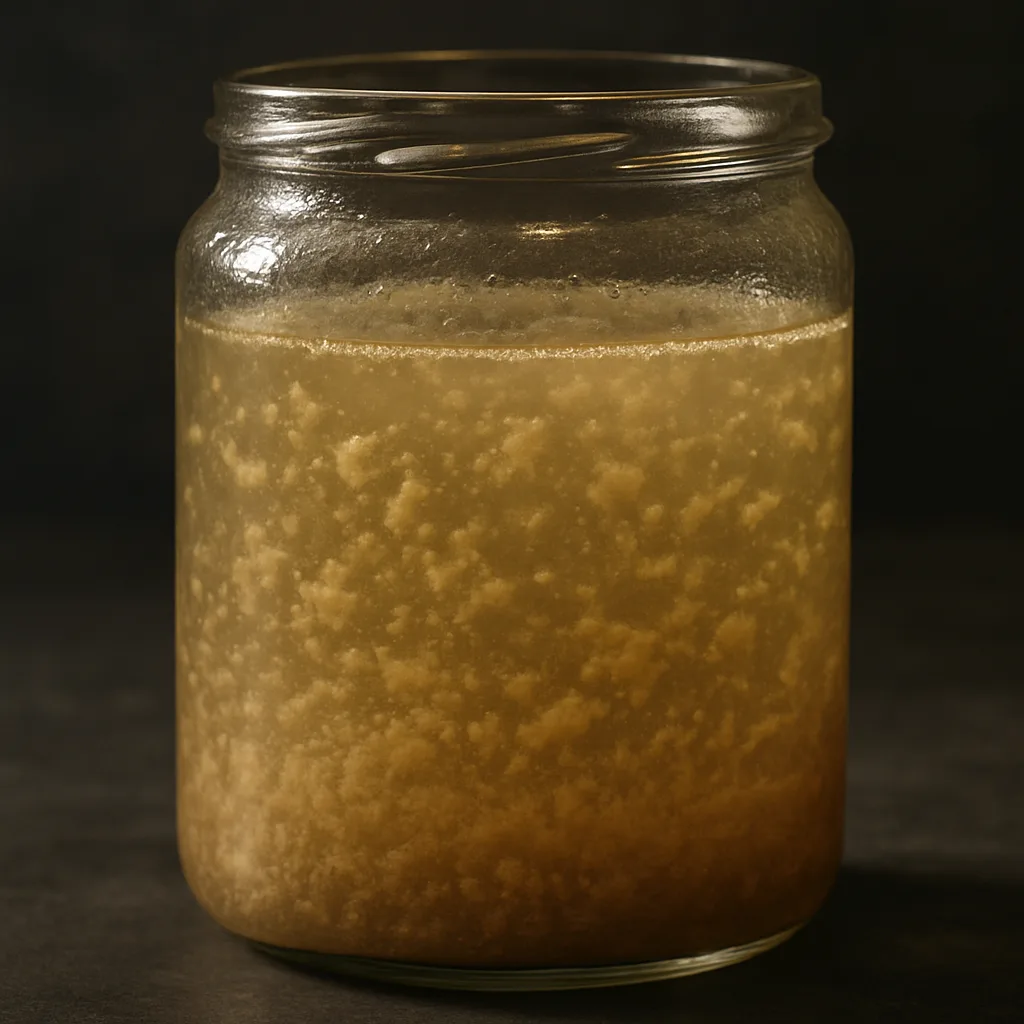 Transparent Vessel Filled