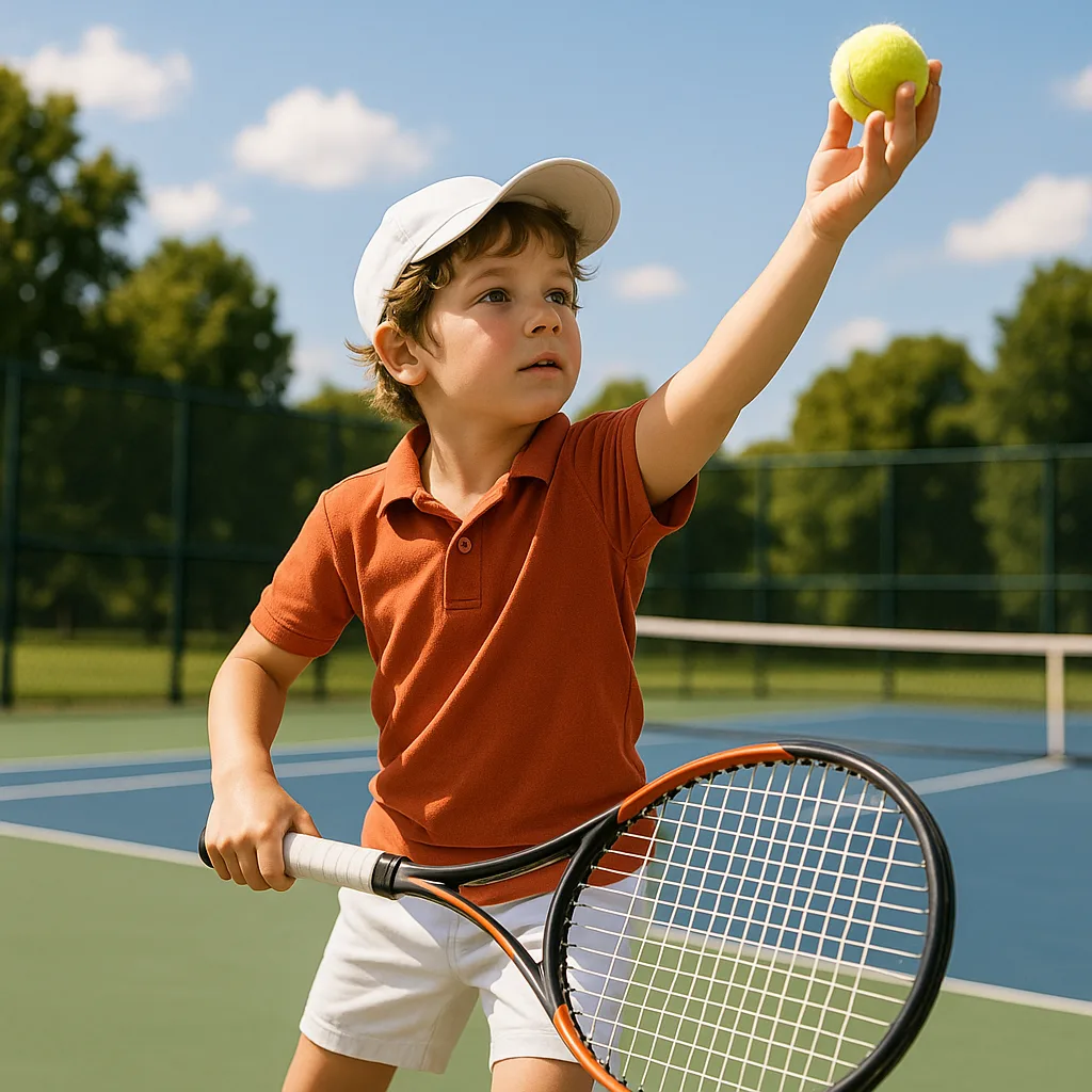 Sunny Tennis Court