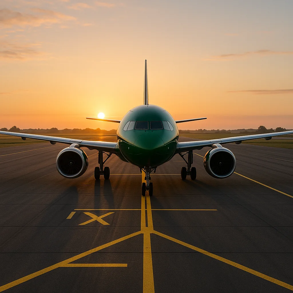 Stylish Green Aircraft