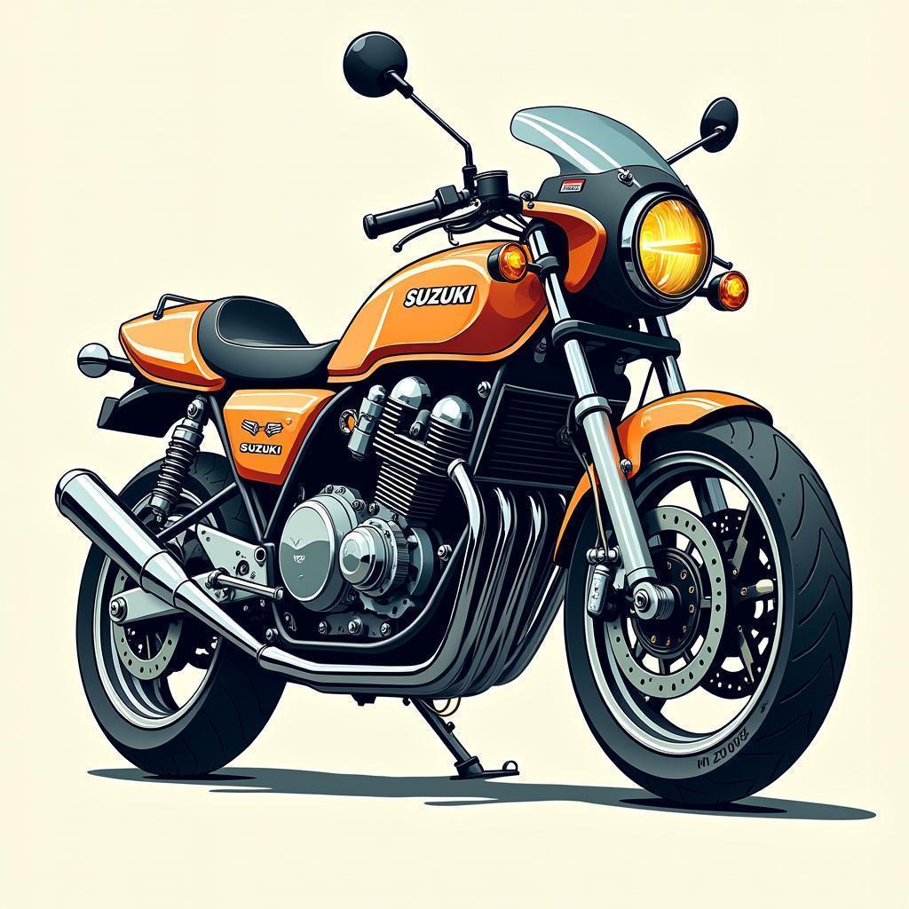 Eighties Suzuki Concept in Anime Sketch