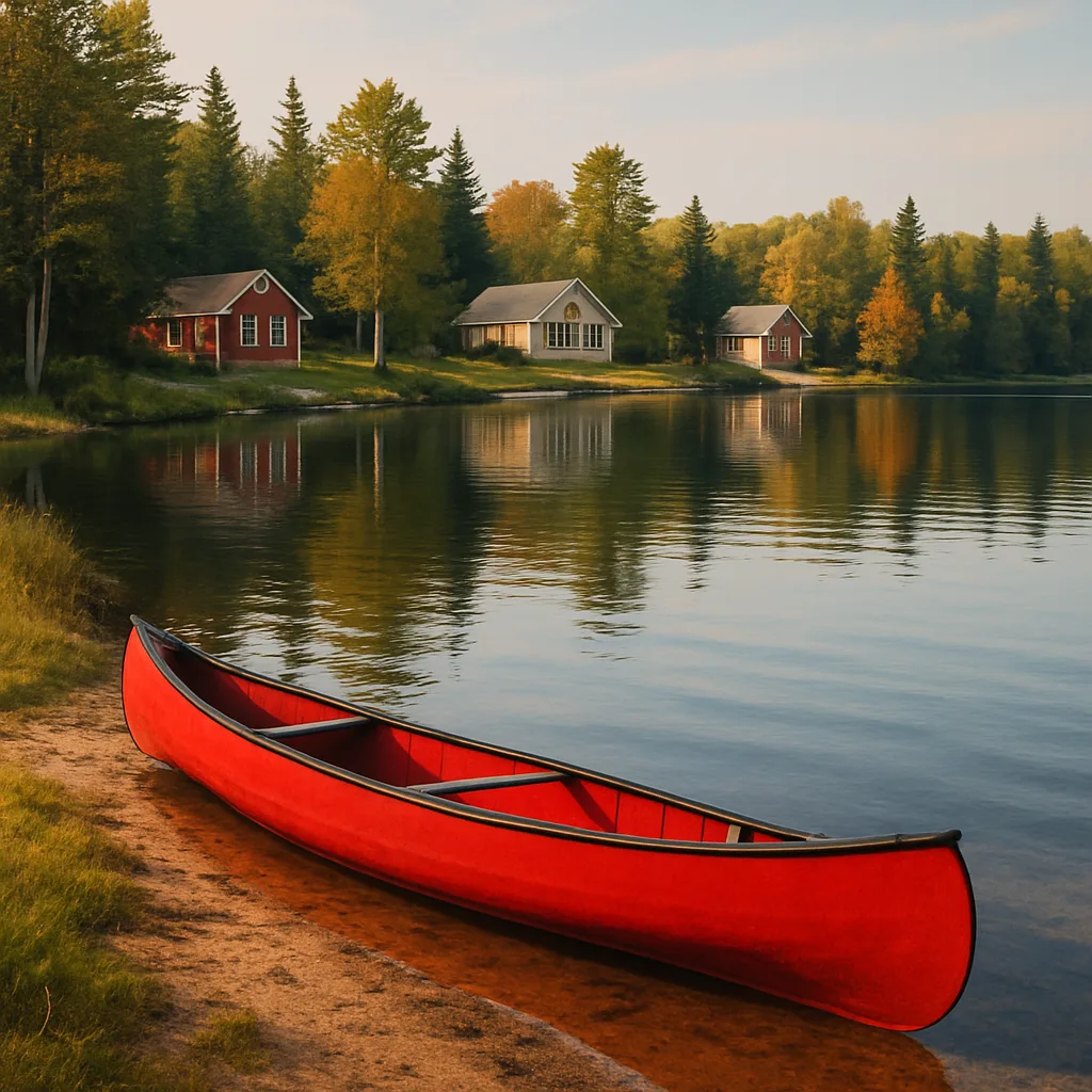 Surrounded by a Scene Where Cottages
