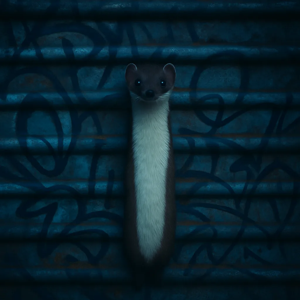Single Long and Thin Weasel