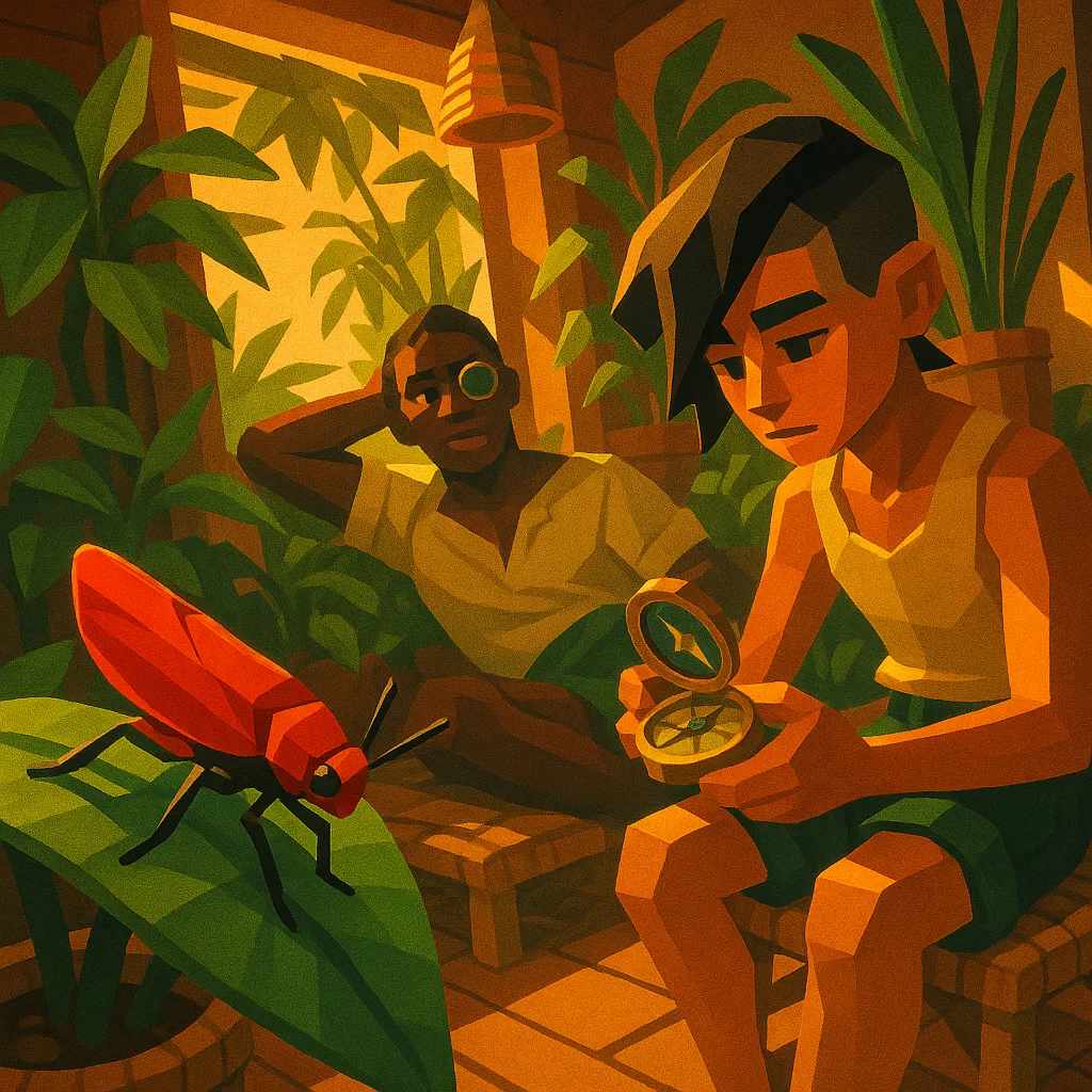Sunlit Room with Many Houseplants