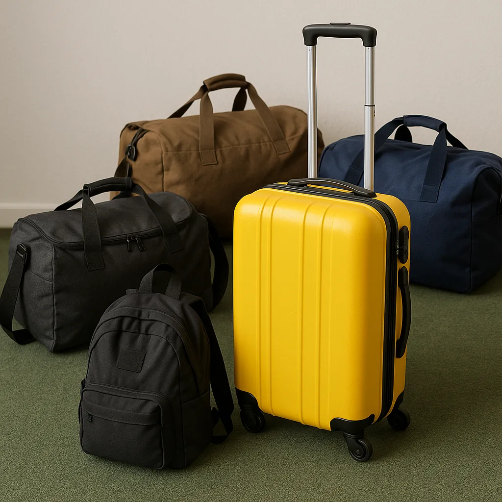 Collection of Various Luggage Bags