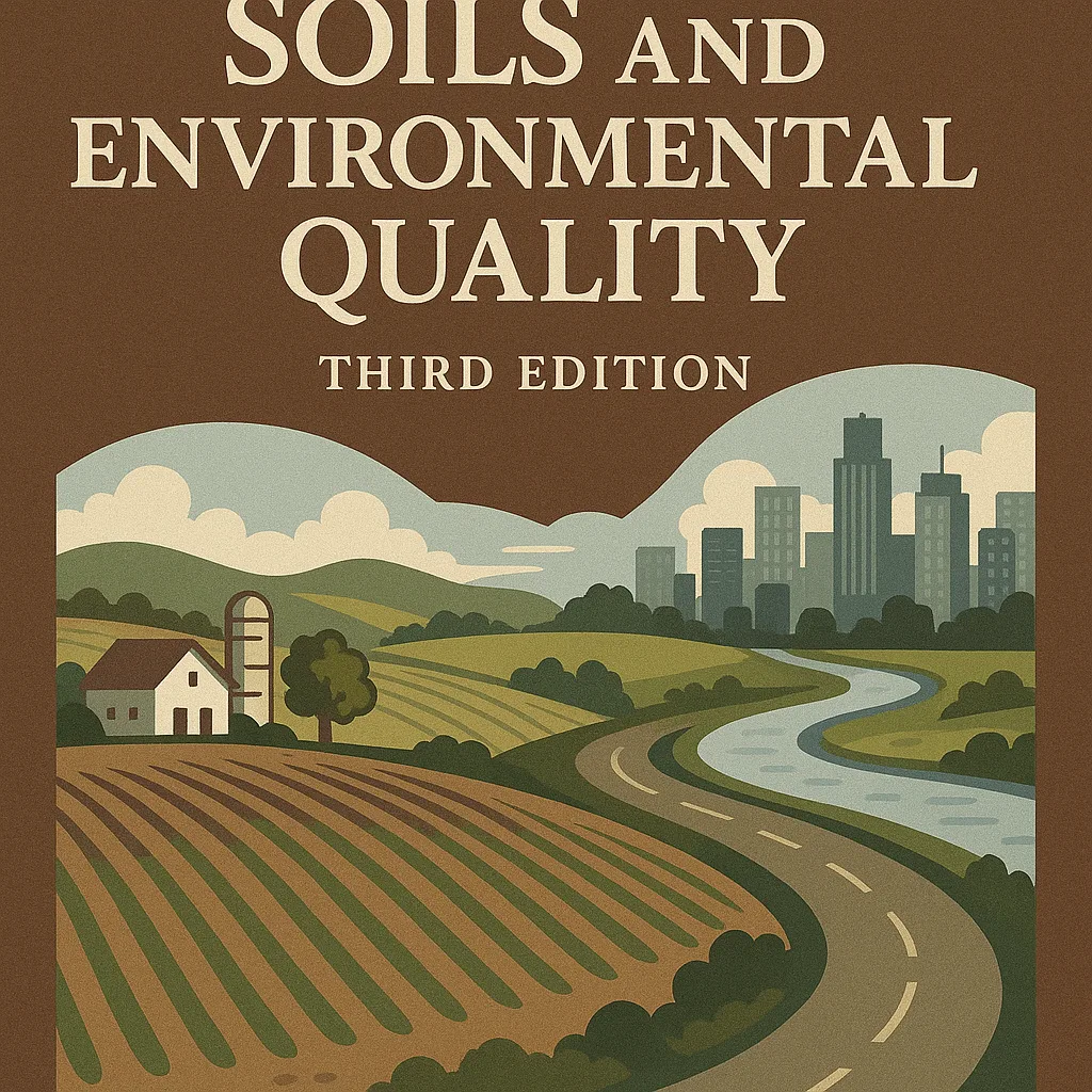 Book Cover Featuring the Title "Soils and Environmental Quality