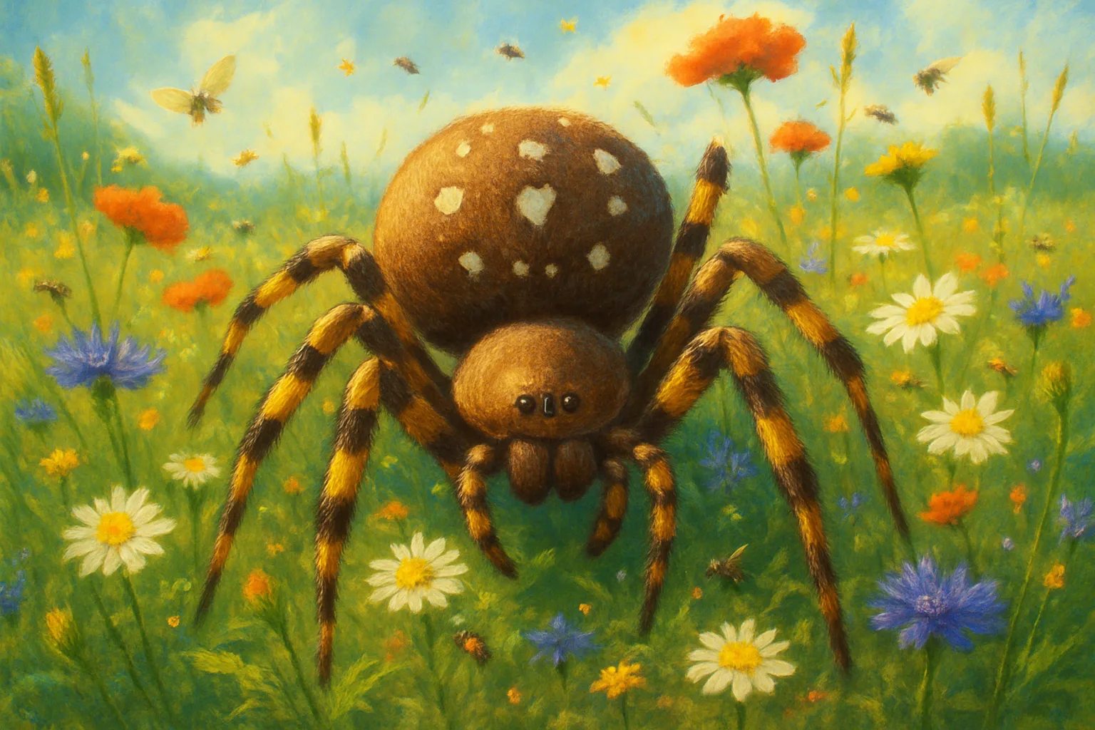 Single Garden Spider