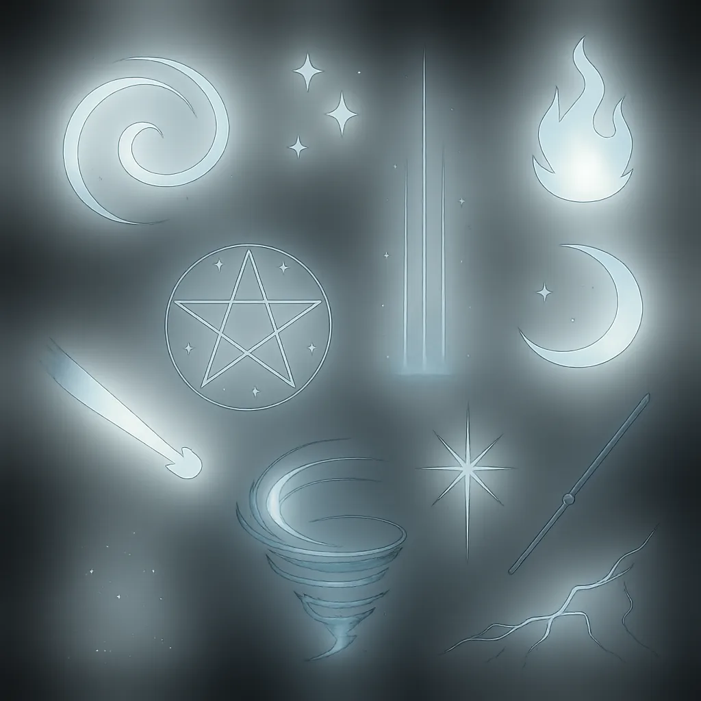 Refined Collection of Premium 2D Art Assets Depicting Magical Spells