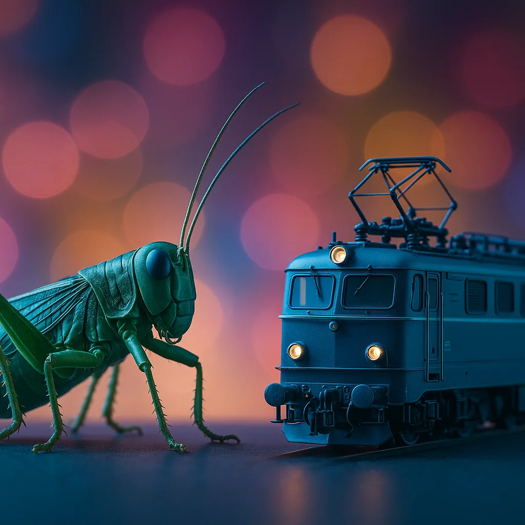 Formally Posed Grasshopper and Electric Locomotive