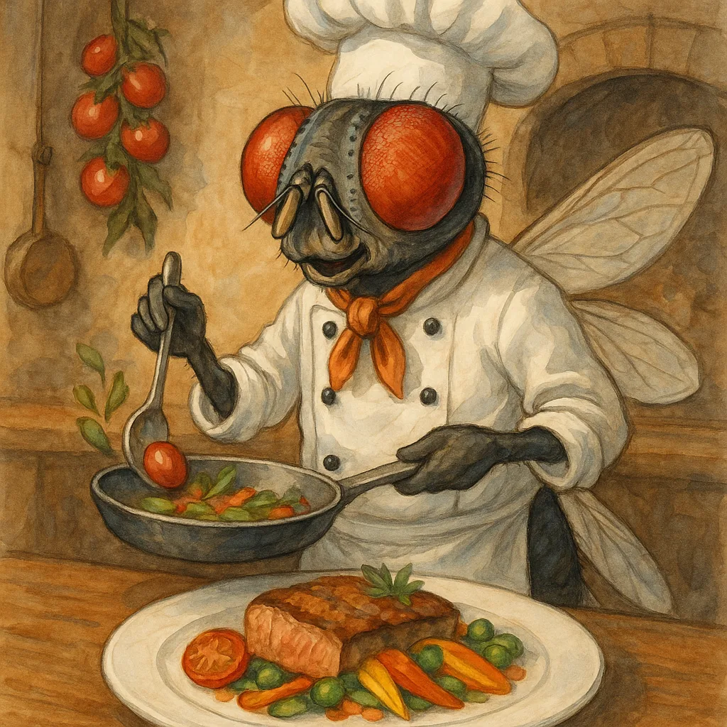 Renowned Chef Emerged from an Ordinary Housefly