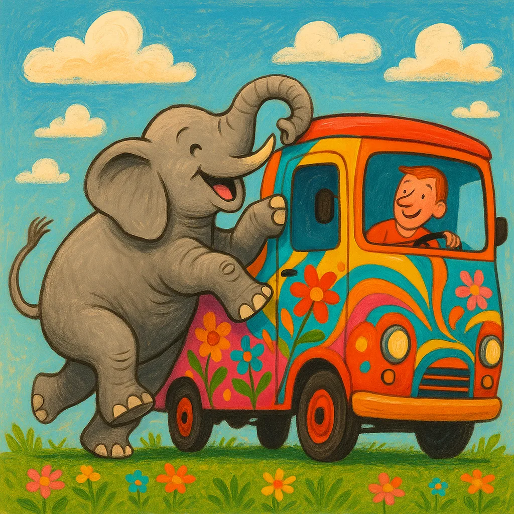 Lively and Imaginative Scene