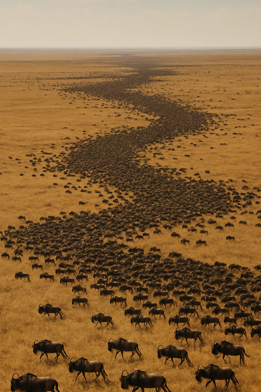 Vast Migration of Wildebeest