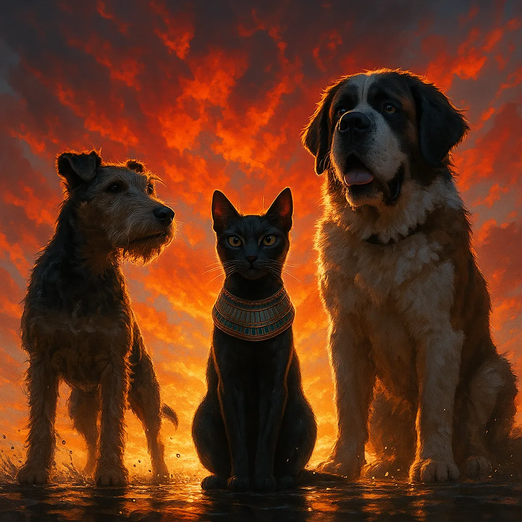 Grizzle-and-tan Lakeland Terrier with a Bearded Chin Muzzle