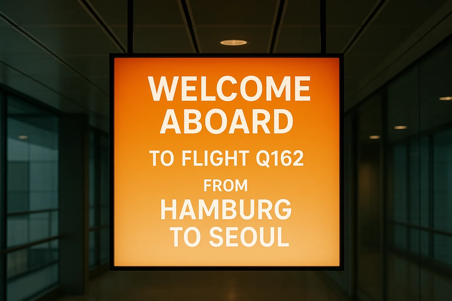 Brightly Lit Sign