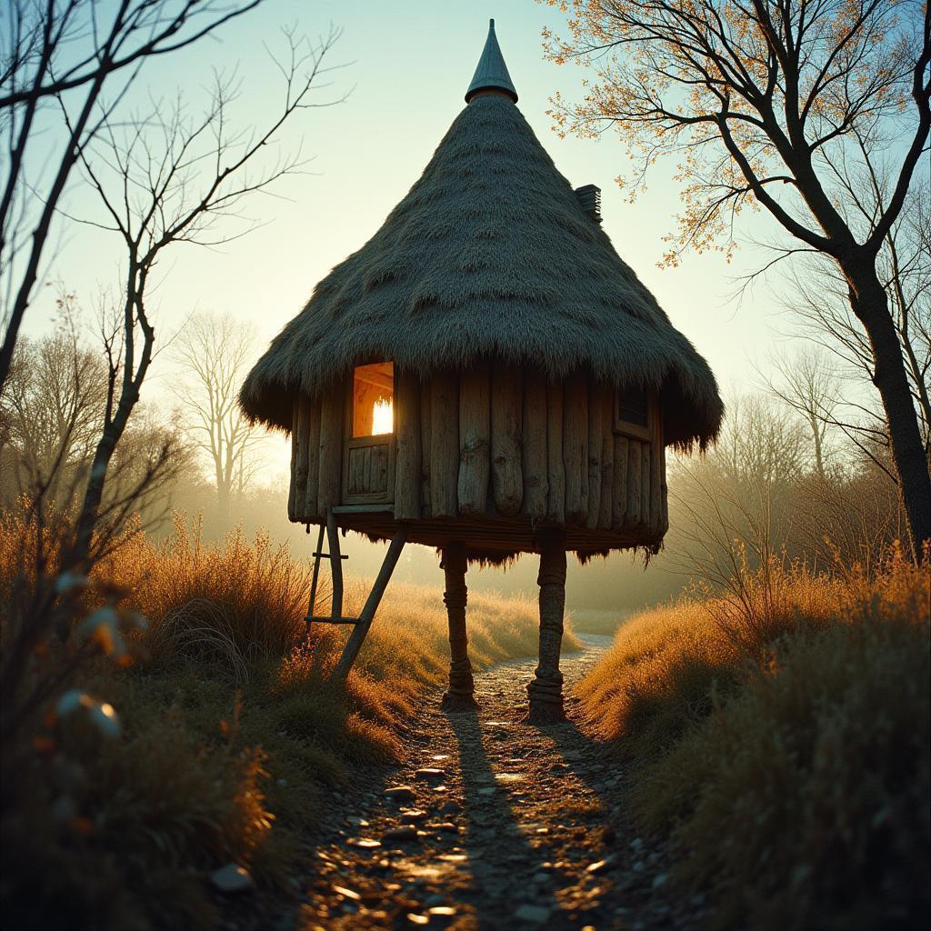 Witch Hut on Chicken Legs on Film