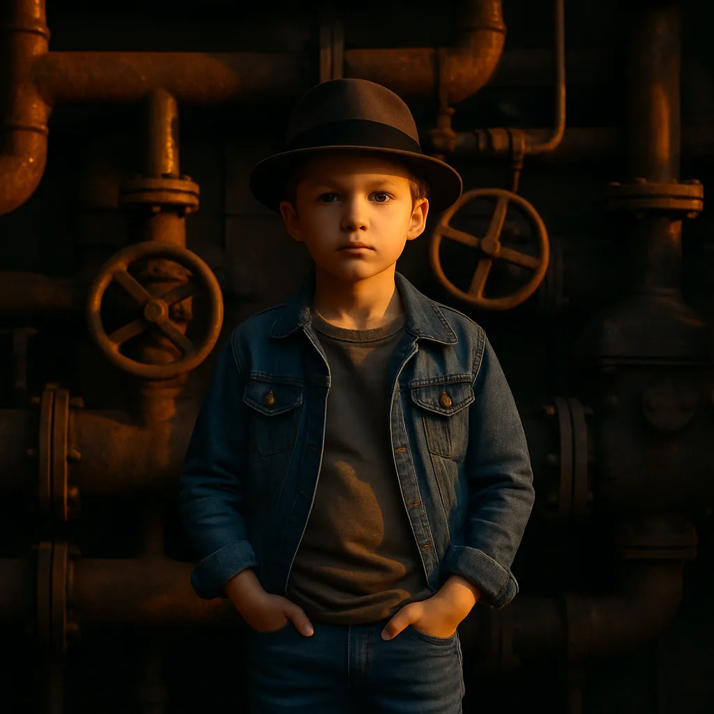 Child Exuding the Subtle Air of a Nationally Recognized Personality