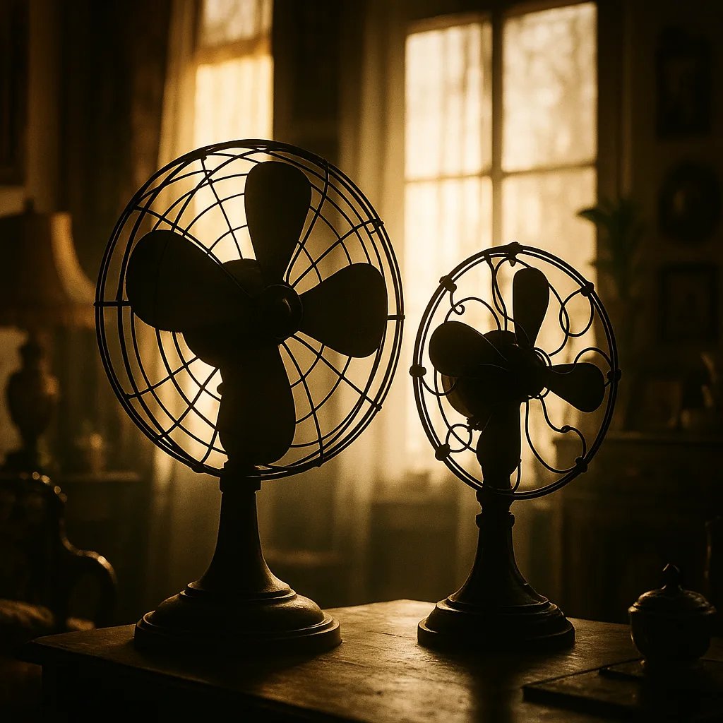 Two Varied Electric Fans