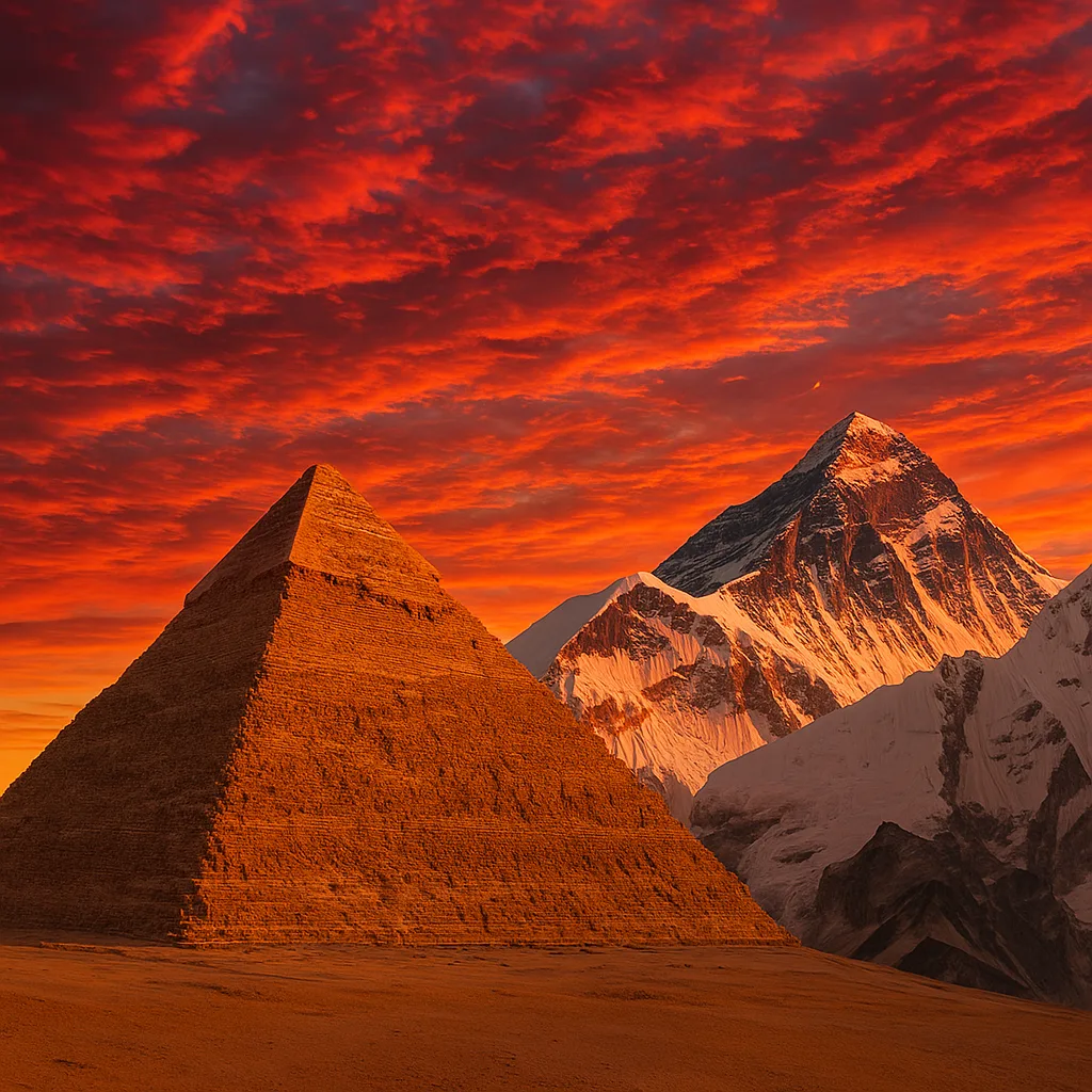 Under a Vibrant and Colorful Sunset