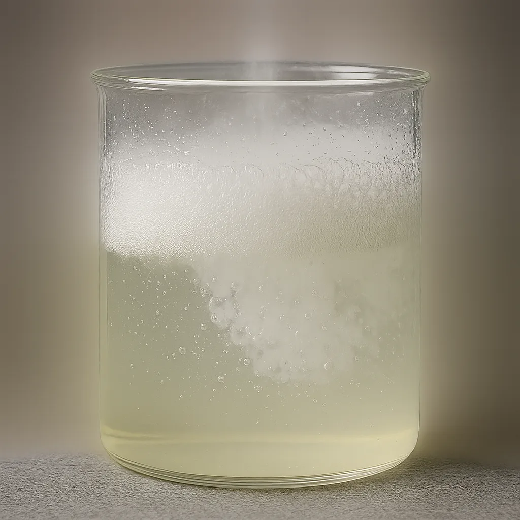 Clear Limewater Solution Becomes Cloudy and Milky
