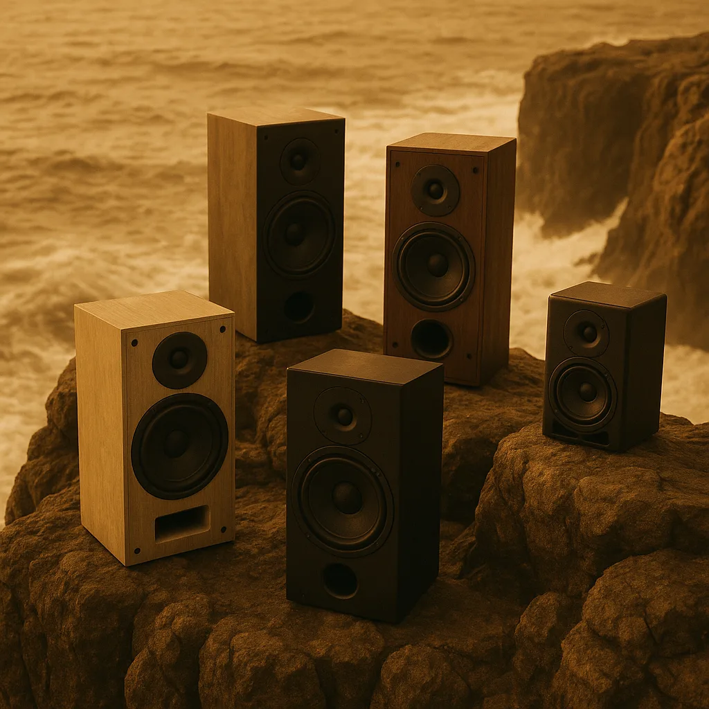 Five Diverse Loudspeakers Loom