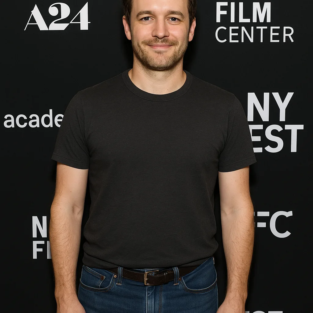 Man in a Dark Gray T-shirt and Blue Jeans