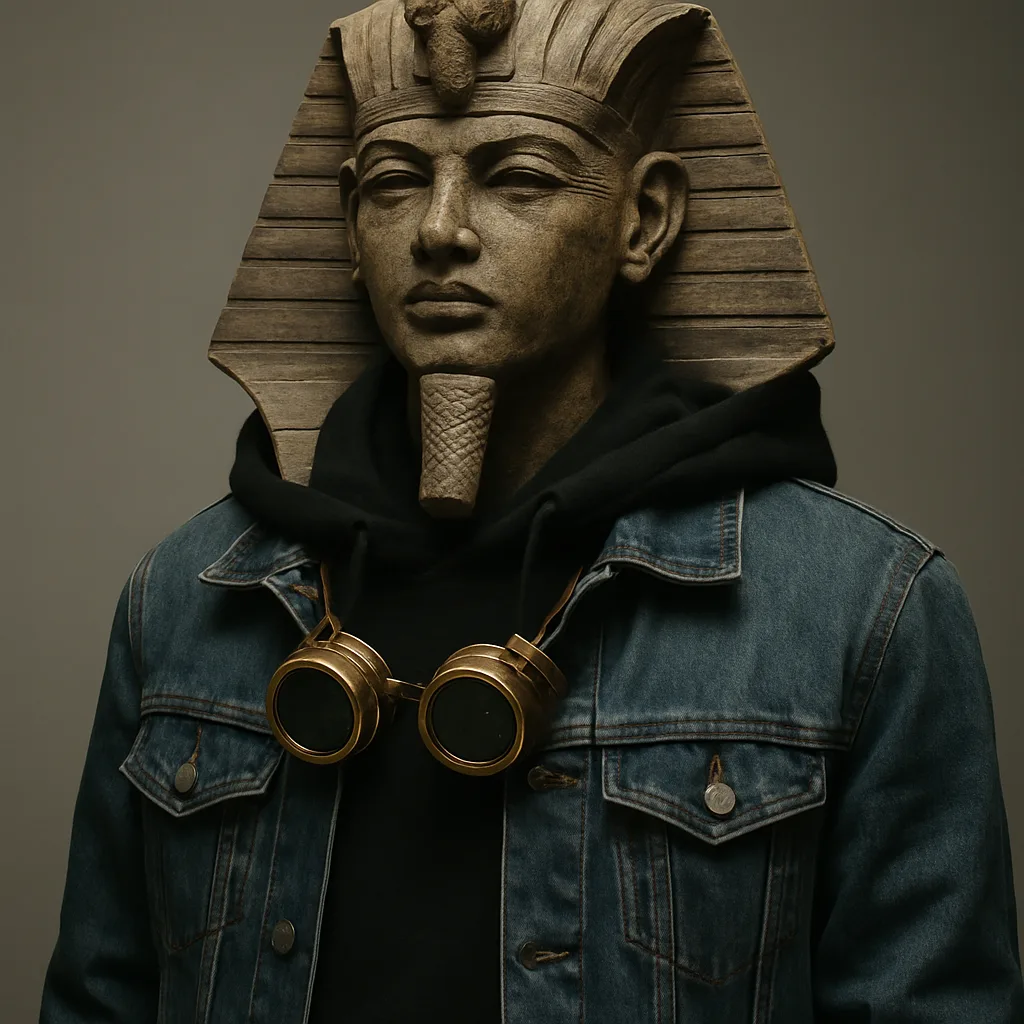 Highly Detailed Photograph Portrays a Statue Reminiscent of an Ancient