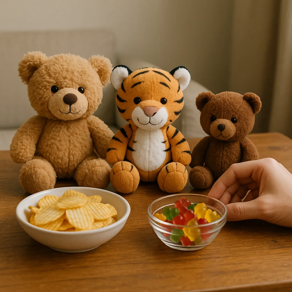 Three Plush Toys