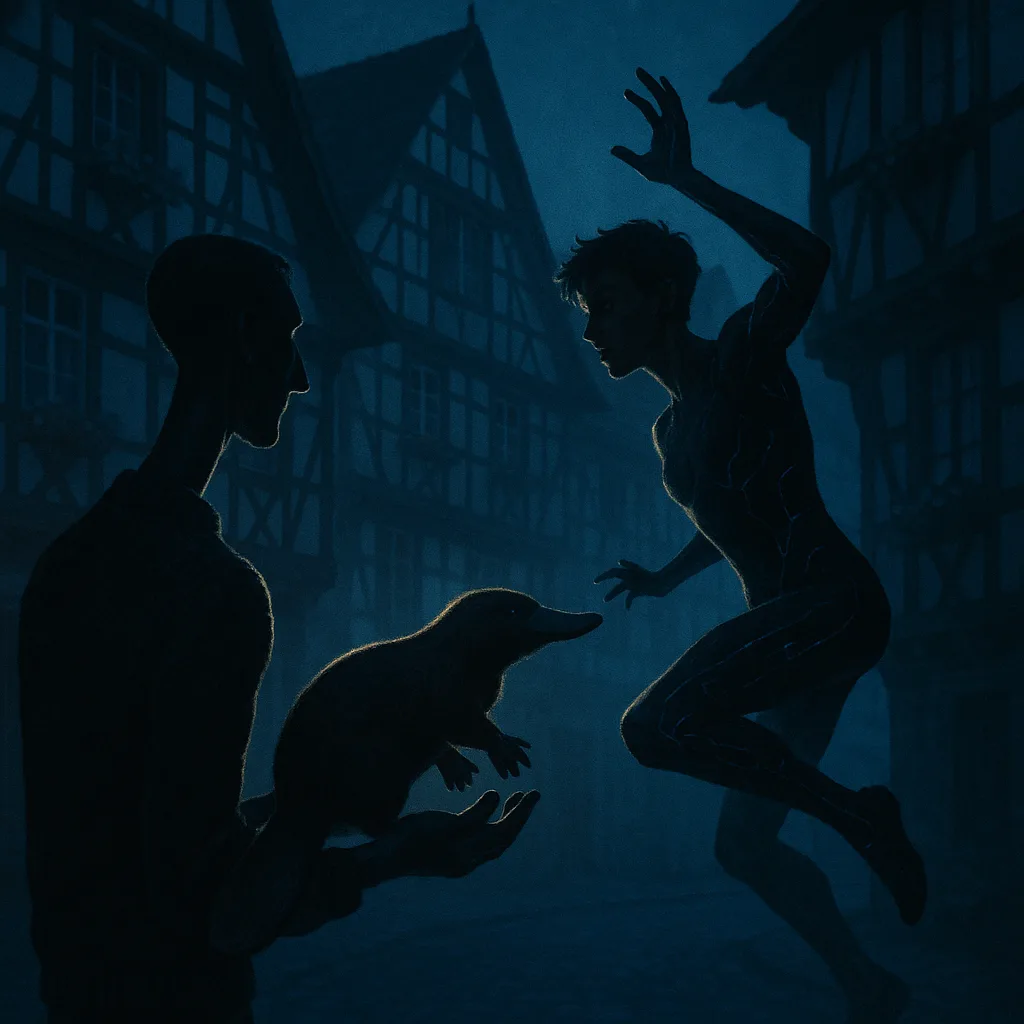 Strong Cool Backlighting Etches Silhouettes