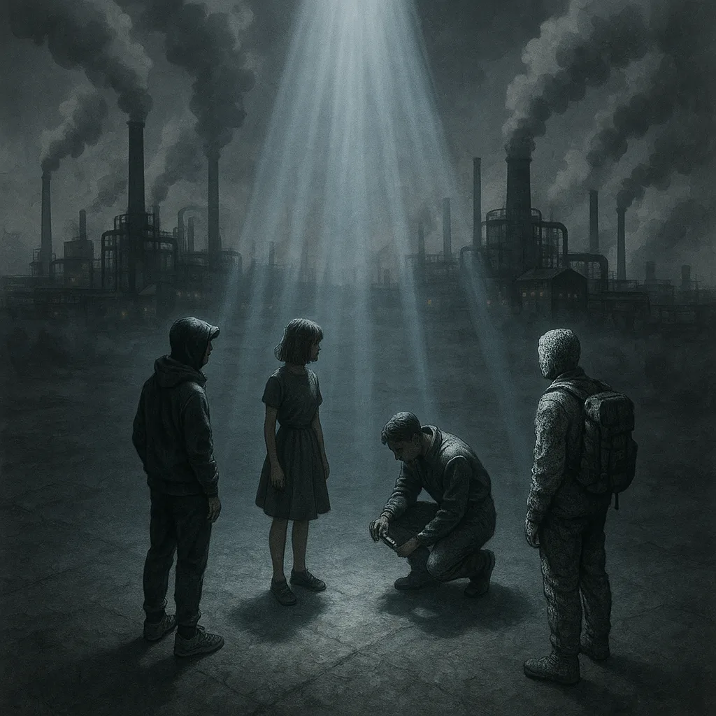 Four Distinct Figures—one in Streetwear