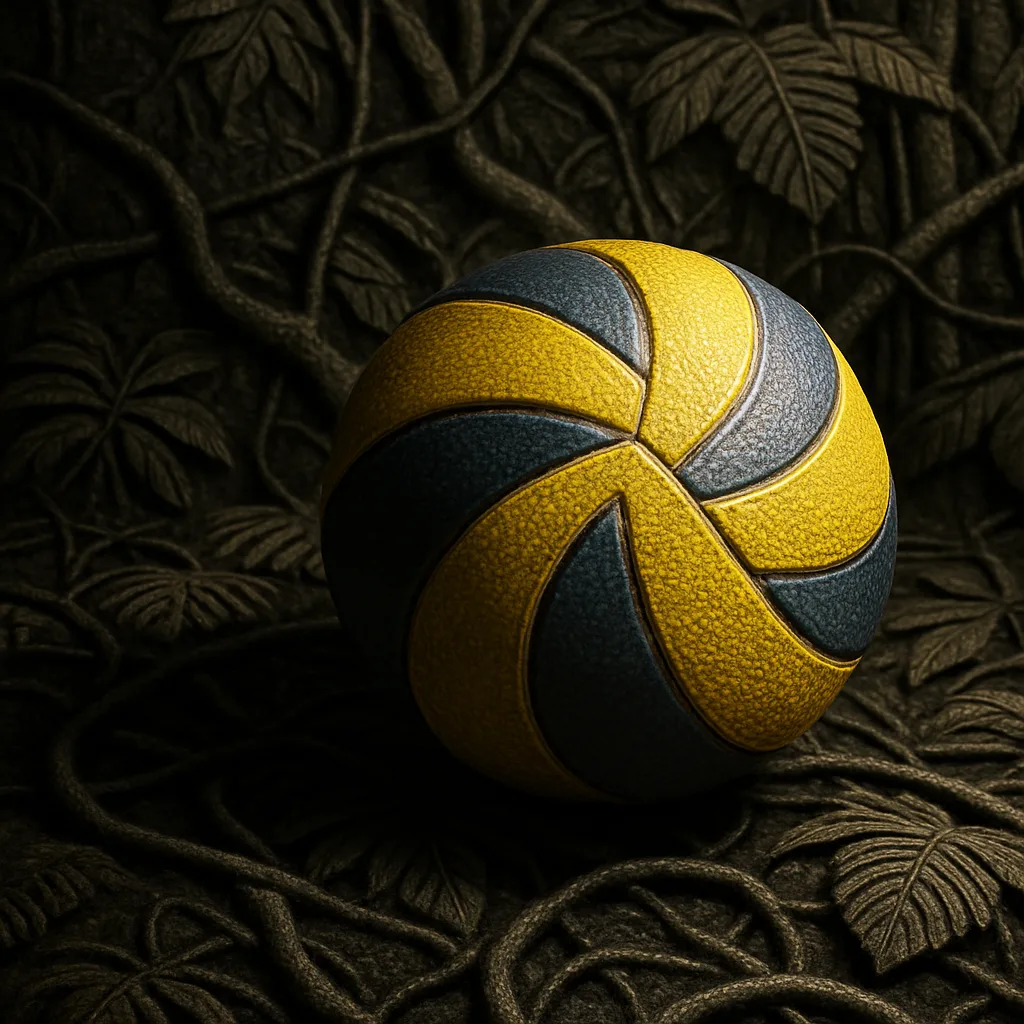 Single Optic Yellow and Blue Volleyball