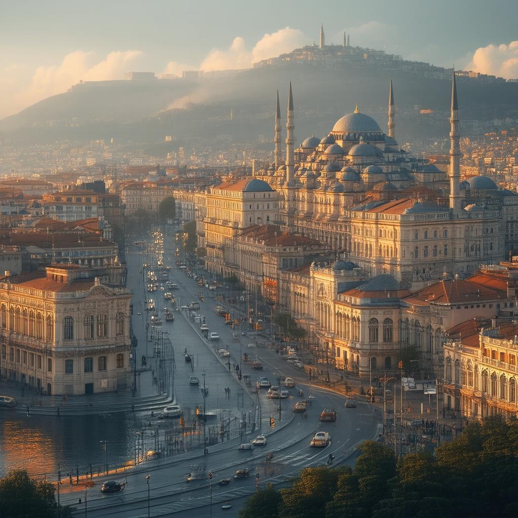 Misty Istanbul Sunrise in Volumetric 3D