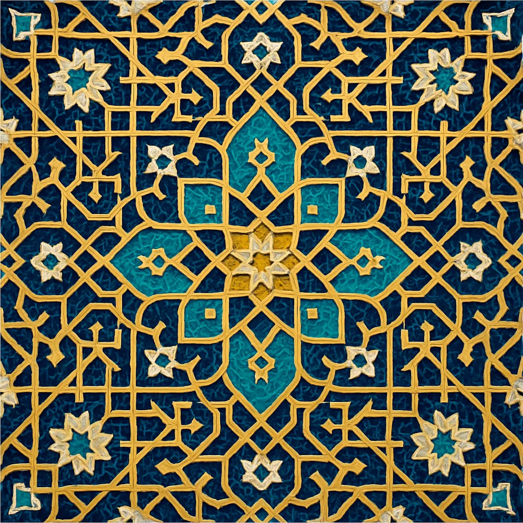 Complex Design Commonly Seen in Islamic Art