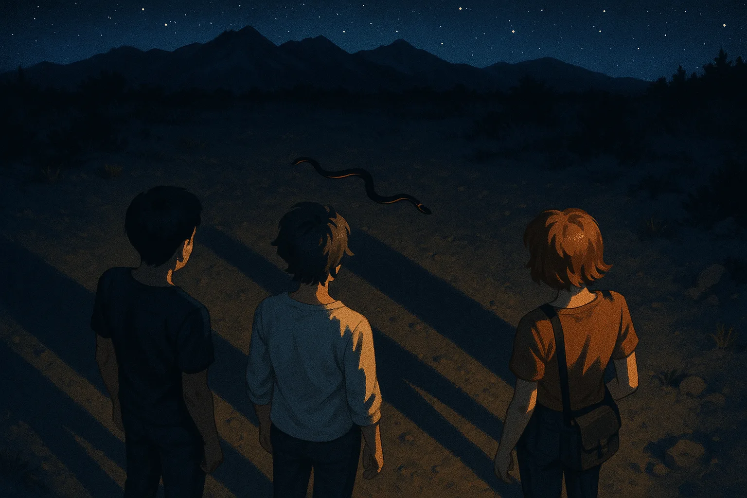 Three Distinct Figures—one