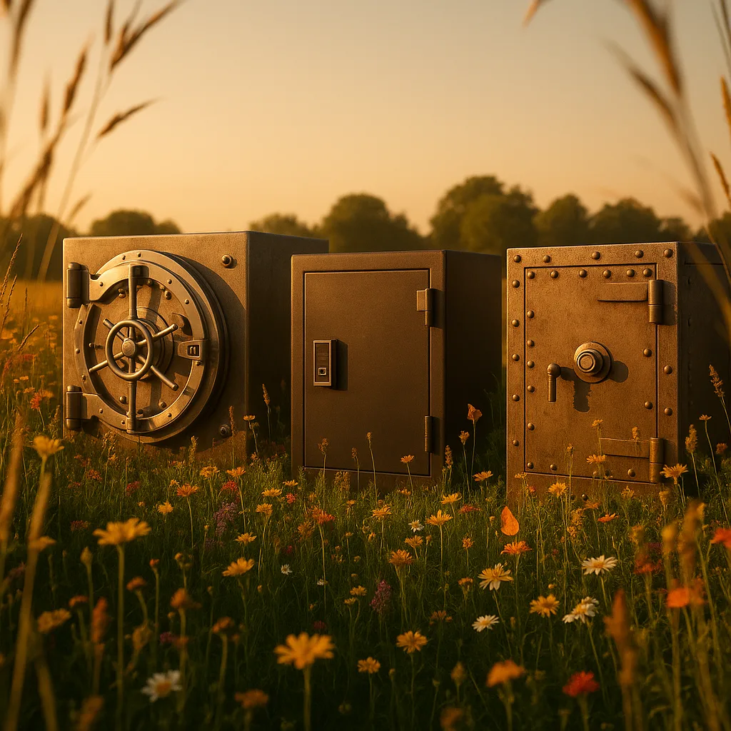 Naturally Framed by Tall Grasses