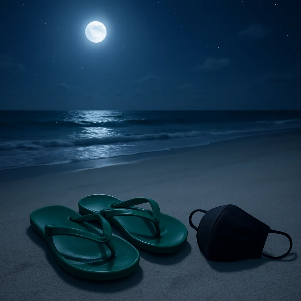 On a Tranquil Beach Untouched by Time