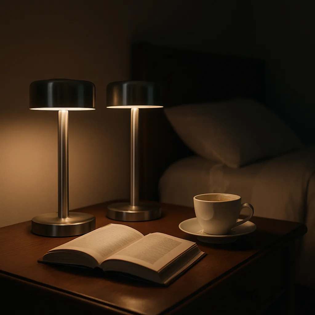 On a Mahogany Nightstand