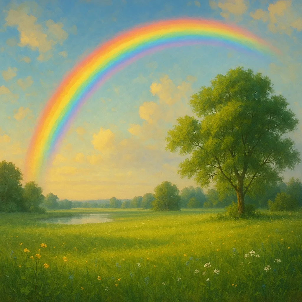 Tranquil Scene of a Peaceful Meadow