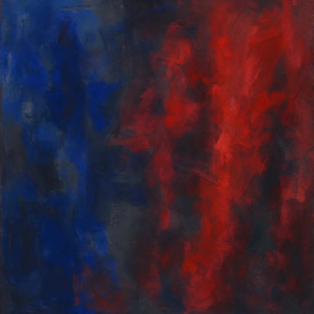 Abstract Artwork That Incorporates Indigo
