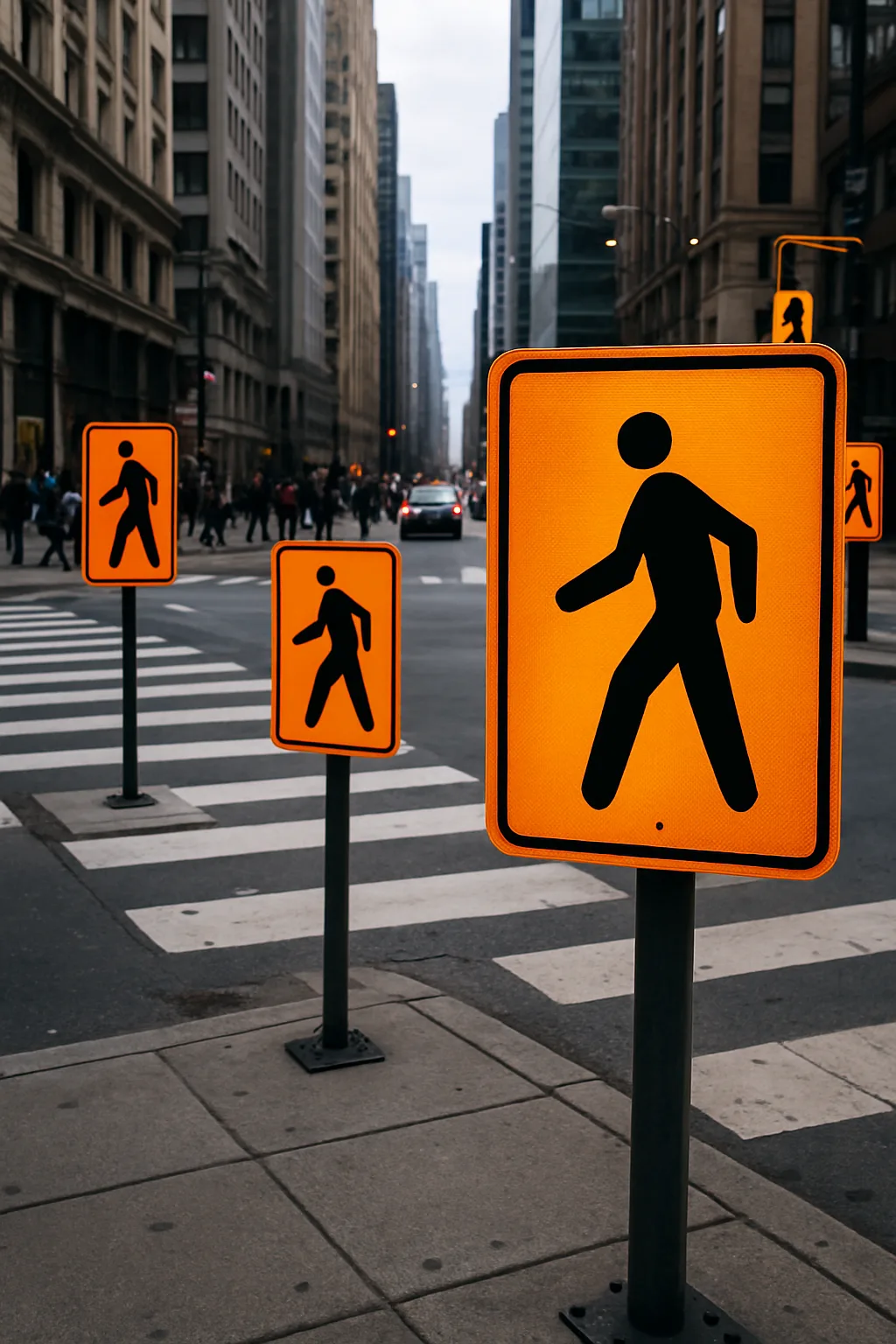 Three Rectangular Signs