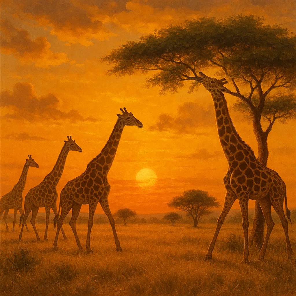 Against the Backdrop of the Golden Savannah
