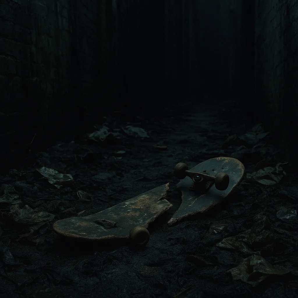 Grimy Alleyway Strewn with Decaying Trash