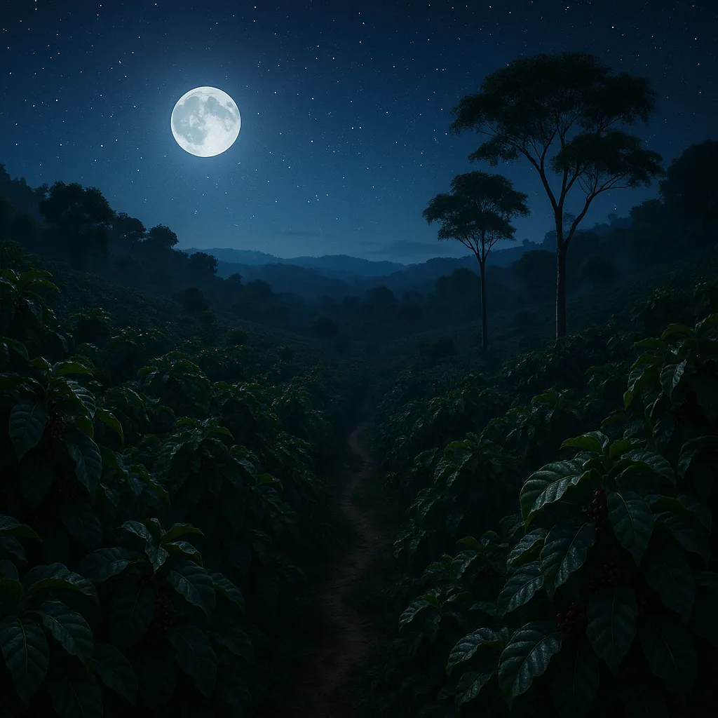 Quiet Coffee Plantation in Colombia Rests