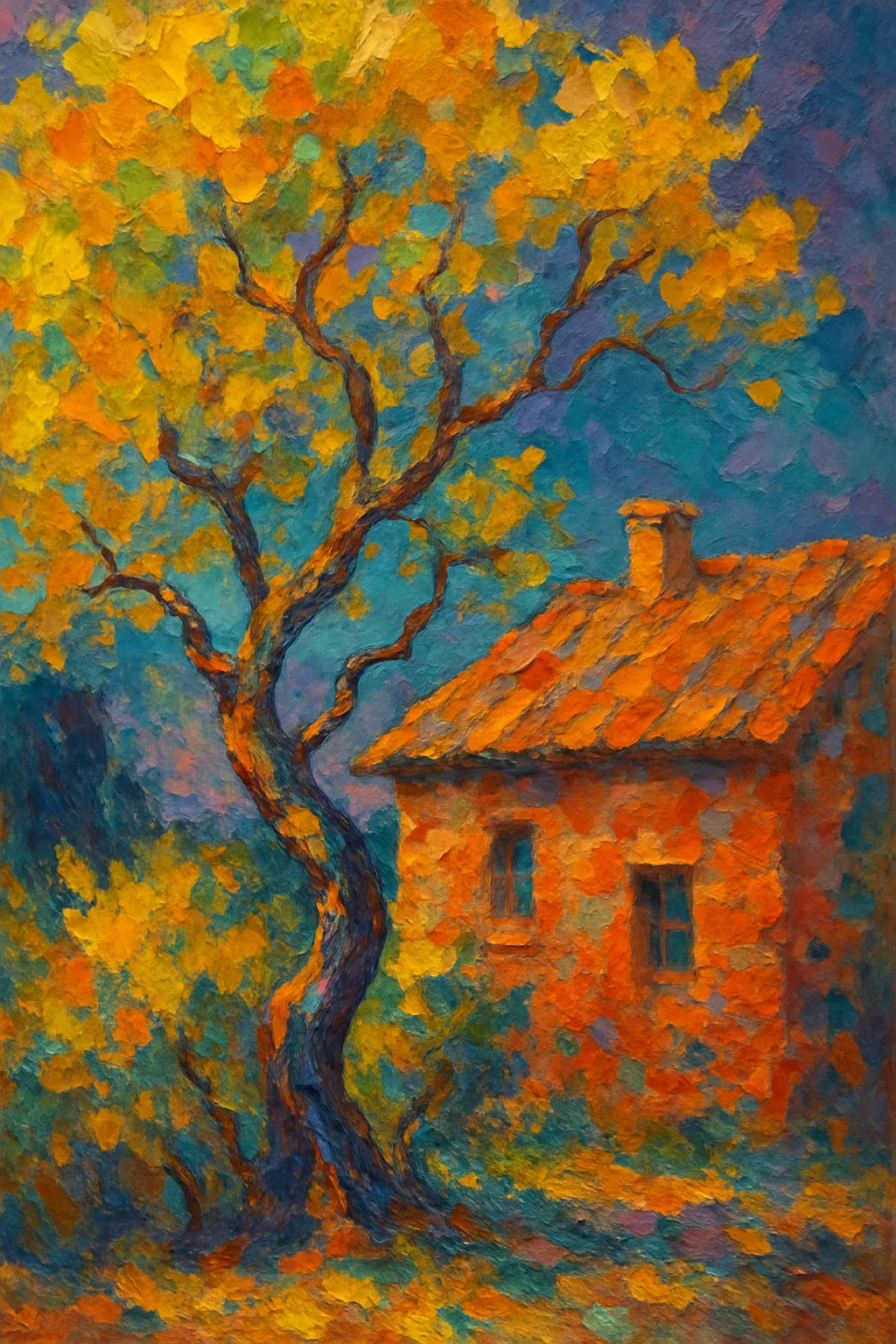 Impressionistic Painting That Captures a Vibrant Array of Colors